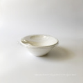 Disposable bagasse round salad bowls